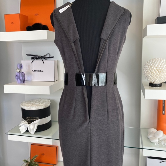 💋 Calvin Klein BELTED DRESS NWOT - Picture 8 of 12